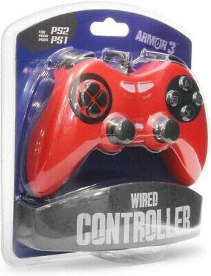 Armor 3 Playstation 2 Controller Red